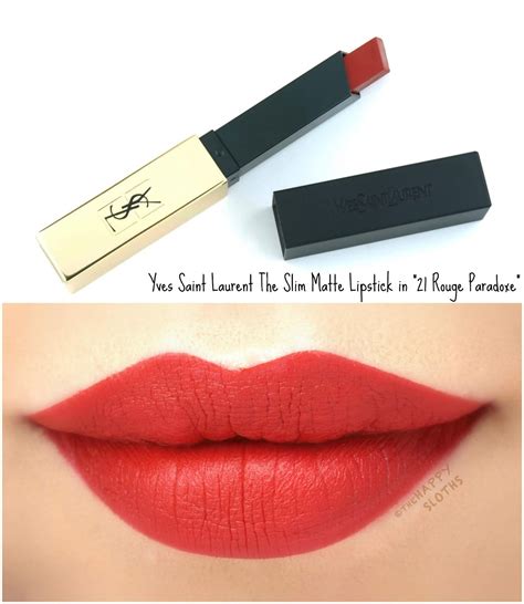 YSL matte finish lipstick